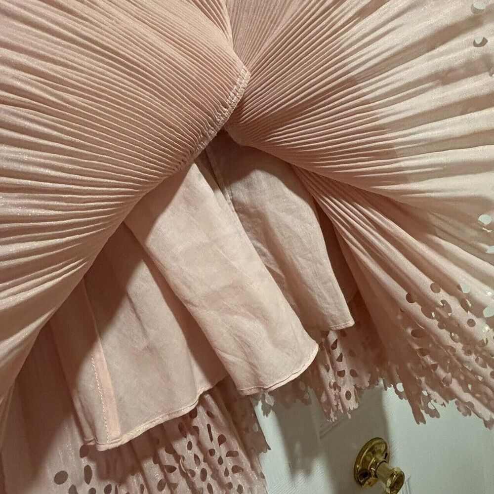ZIMMERMANN Pleated Dress AU 0P / US 4P color: pink - Picture 15 of 16